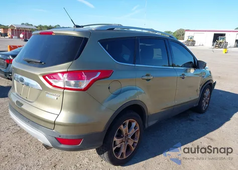 2014 Ford Escape Titanium z USA, uszkodzony, nr VIN 1FMCU0JX8EUA10915